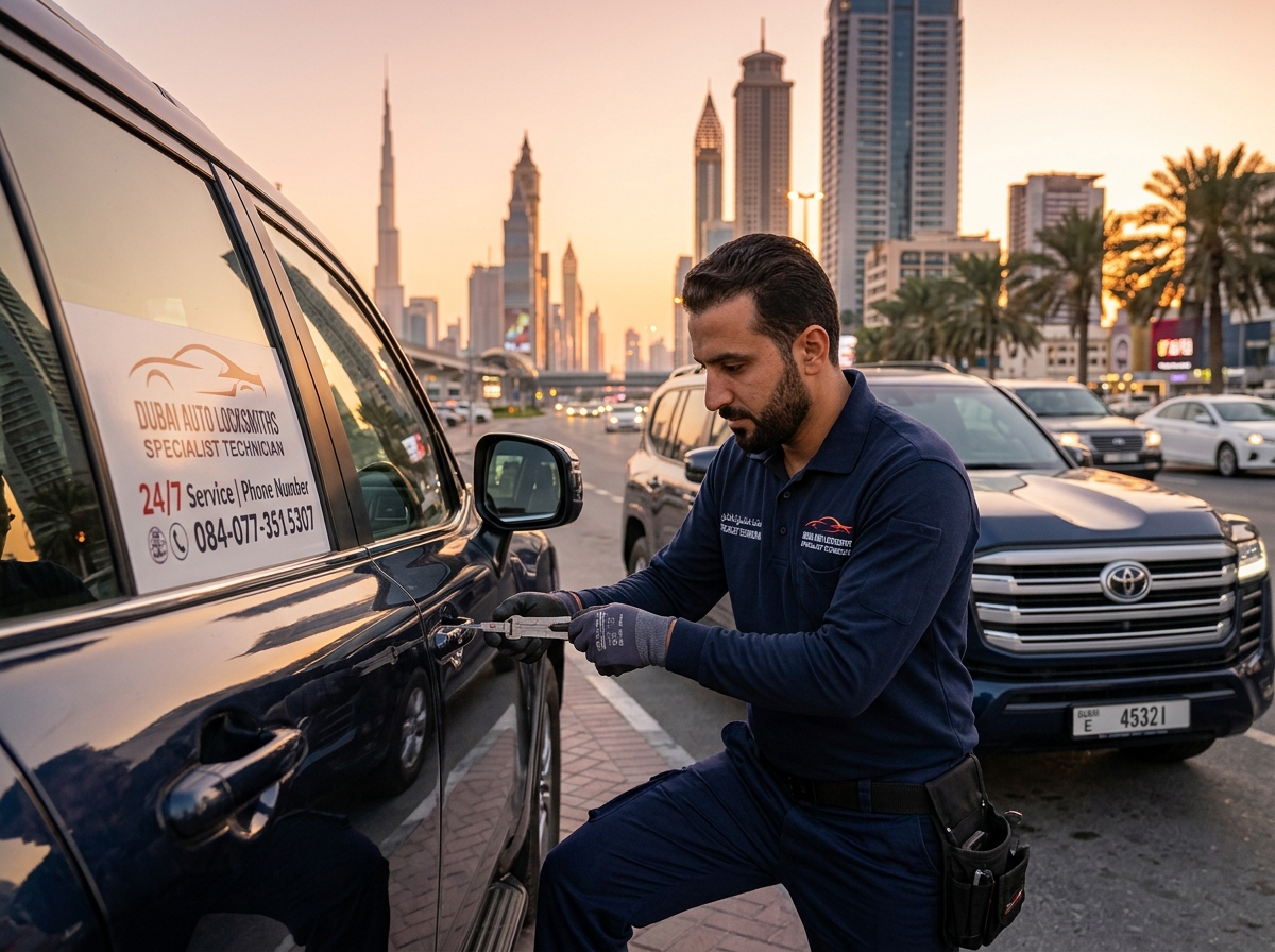 Fast emergency car lockout service in Dubai