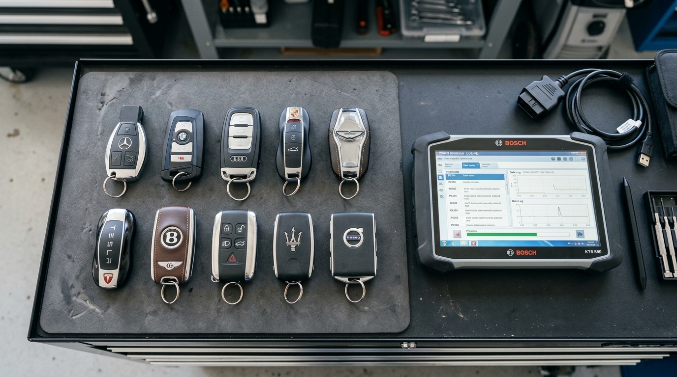 Push-to-start smart keys and remote programming in Dubai